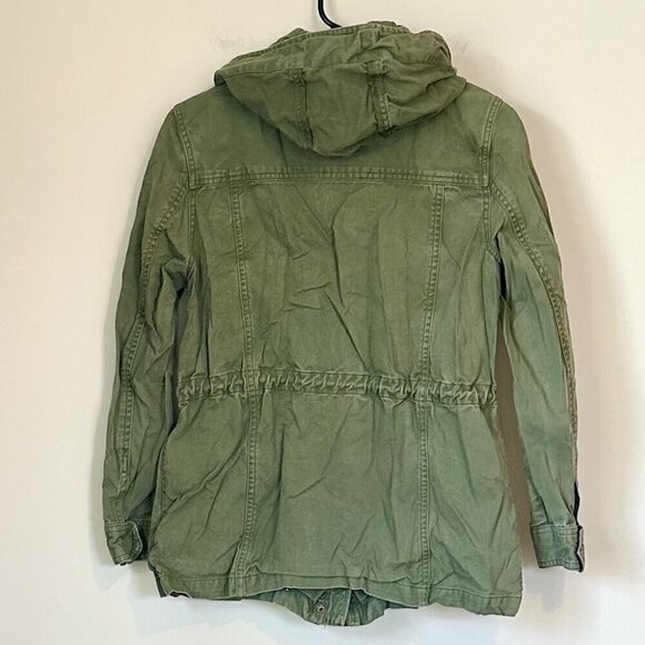 Forever 21 Adjustable Army Khaki Green Jacket - Size: Small - Picture 7 of 7